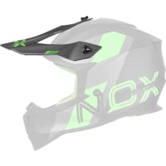 Nox N633 Viper black/green kypärän lippa