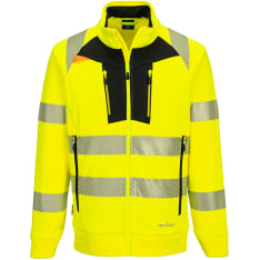 Portwest DX484 Hi-Vis kelta/musta huppari