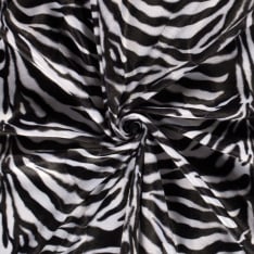 Zebra 147 cm in velboa fabric