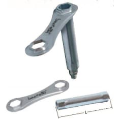Buzzetti socket wrench 16/18mm length 120mm