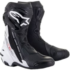Alpinestars Ajosaapas Supertech R v2 Musta/Valkoinen