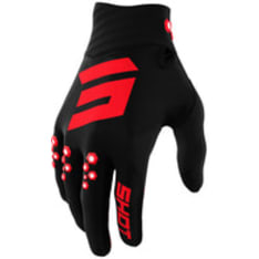 Shot Hanskat Contact Punainen