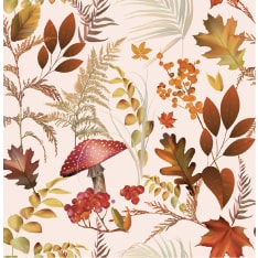 Digiprint Rowan berries autumn 150 cm trikoo