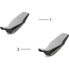 CFMOTO 450MT Blue raised saddle