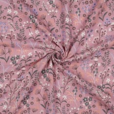 Flowers 133 cm double gauze