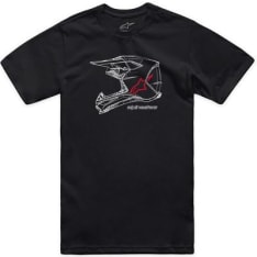 Alpinestars T-Shirt MX Helmet CSF Musta