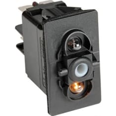 Katkaisija ON-OFF-(ON) tupla LED