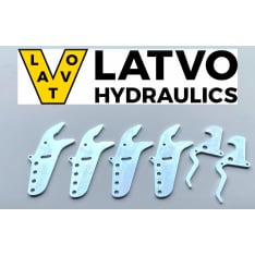 Quick release HD, front mounted tool frame (ATV), UTV type opening handle, Iron Baltic, SUPER HD by Latvo
