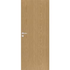 Swedoor 7x21 oak veneer/vertical fluted reinforced wood door