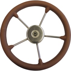 Leather steering wheel
