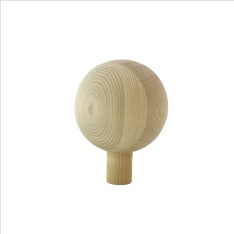 Lathe-Boys ø75-180 mm pine wooden ball with pin