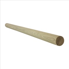 Lathe-Boys oak varnished ø40mm 3,6 m handrail