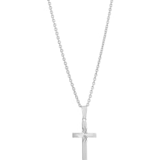 Top Gold 13x23mm cross+chain