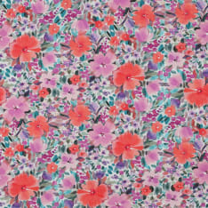 Flowers 148 cm puuvillapopliinikangas