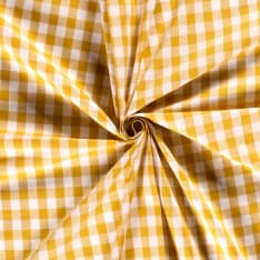 Checks 145 cm cotton poplin fabric