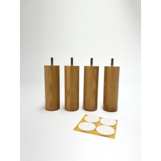 Lathe-Boys 4pcs round Ø48mm furniture leg