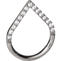Silver Wave ER717 clicker hinge ring