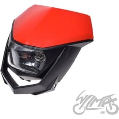 WM red front cover with light