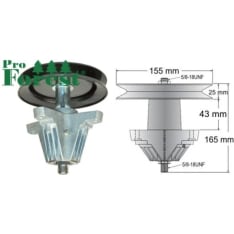 Pro Forest 19-930 bearing housing