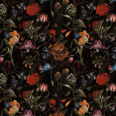 Renaissance Flowers 135 cm viscose gabardine fabric