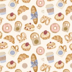 Bakery 145 cm cotton poplin fabric