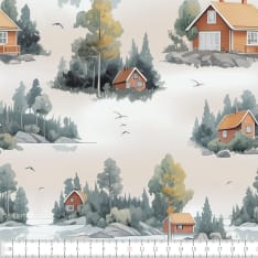 Textil Skärgårdsdröm 150 cm cotton jersey fabric
