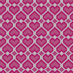 Textil Spegelhjärta 150 cm trikookangas