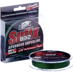 Sufix 832 120 m dark green fiber line