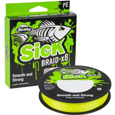 Berkley Sick Braid 150 m Hi-Viz Yellow kuitusiima