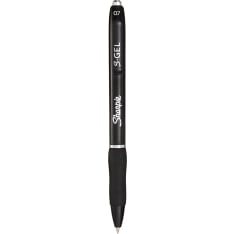 Sharpie S-Gel 0,7mm Black, Blue Ink 12-Tuck