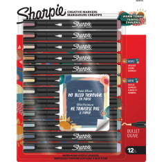 Sharpie Creative Acrylic Marker Warm Tones Bullet tip 12-Blister