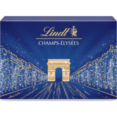 Lindt Champs Elysees valikoima hienoja maito-, tumma- ja valkosuklaakonvehteja 182g