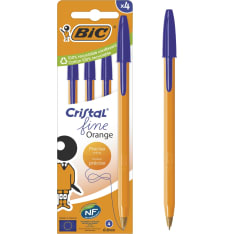 BIC Orange fine blue ballpoint pen
