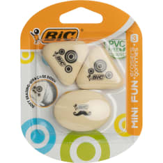 BIC Mini Fun 3pc eraser