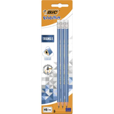 BIC Evolution Triangle HB pencil with rubber tip