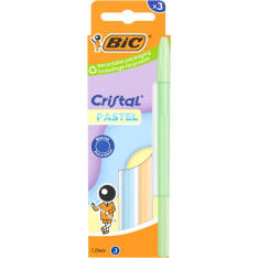 Bic Cristal Pastel kuulakärkikynä 3 kpl