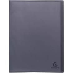 Exacompta Presentation Folder Recycled 30 Pockets Black