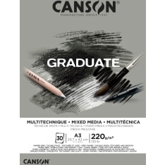 Canson Graduate Mixed Media Gray notebook