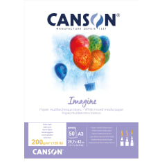 Canson Imagine 200g/m² liimasidottu akvarelli- ja monitekniikkalehtiö
