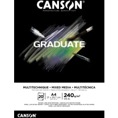 Canson Graduate Mixed Media Black booklet