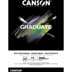 Canson Graduate Mixed Media Black booklet