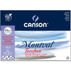 Canson Montval Torchon 270g/m² akvarellipaperilehtiö