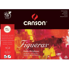 Canson Figueras 290g/m² oil and acrylic color paper pad