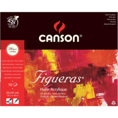 Canson Figueras 290g/m² oil and acrylic color paper pad