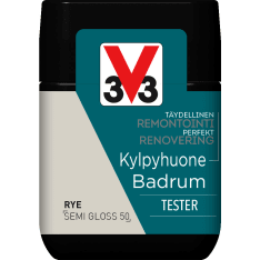 V33 75ml kaakelimaali seinille tester