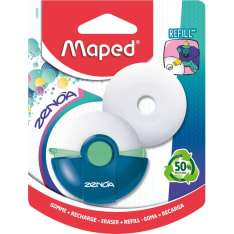 Maped Zenoa + refill eraser, assorted colours