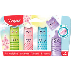 Maped Pastel 4 pcs Mini Highlighter