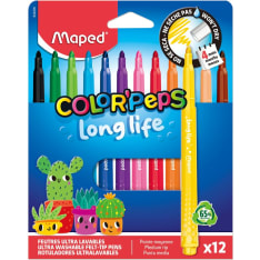 Maped Long Life felt-tip pens, 12-pack