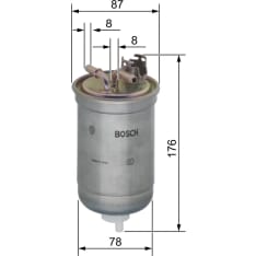 Bosch 0 450 906 267 Polttoainesuodatin