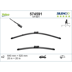 VA-574591 Brand-specific feather pair